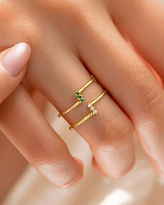 Anillo Treselle Verde