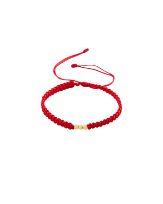 Pulsera Tejida Esferas Diamantadas