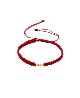 Pulsera Tejida Esferas Diamantadas